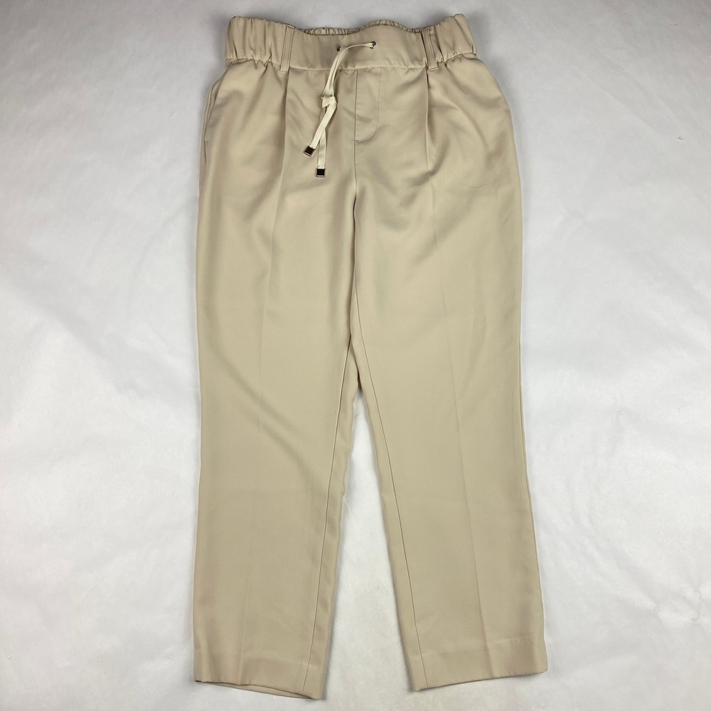 ATM Anthony Thomas Melillo Pants Women's Small Micro Twill Pull On Pant Khaki